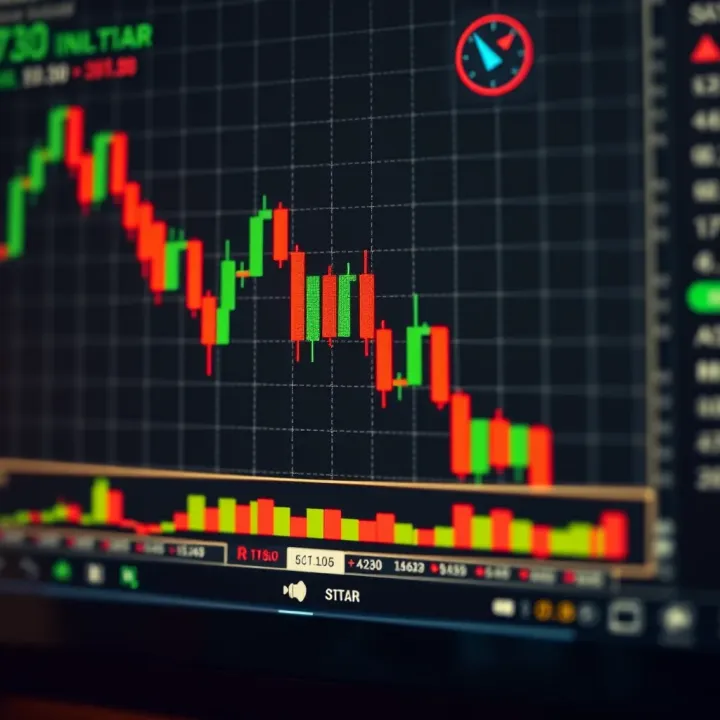 Chart displaying a bullish engulfing candlestick pattern indicating a potential upward price reversal