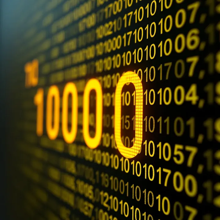 Understanding Binary Place Values and Decimal Equivalents Visual representation of binary digits highlighting place values and their corresponding decimal equivalents