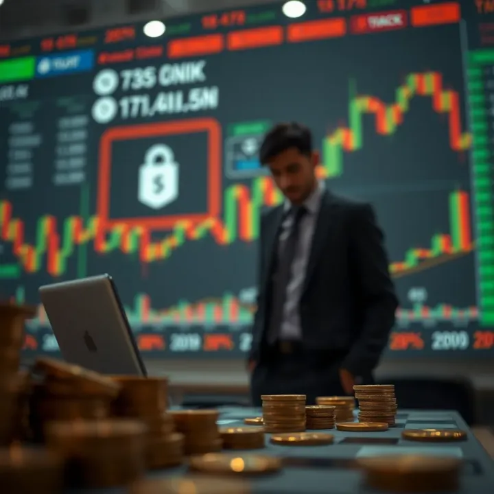 Assessing Risks and Exploring Safer Investment Alternatives Conceptual graphic depicting risks and alternatives in financial trading with an emphasis on secure investment options