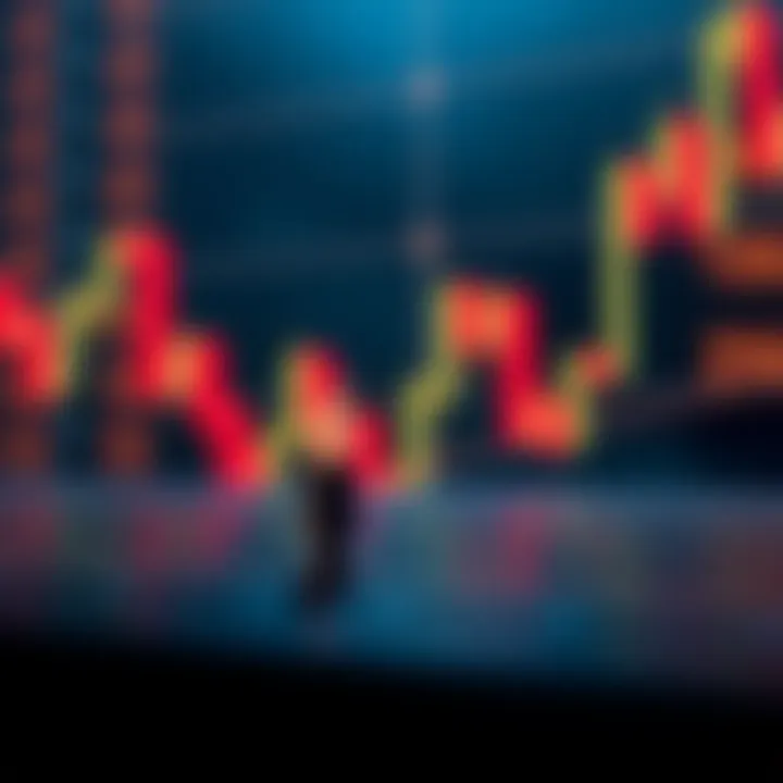 Doji Candlestick Representing Market Uncertainty Illustration of a doji candlestick formation highlighting market indecision and possible trend change