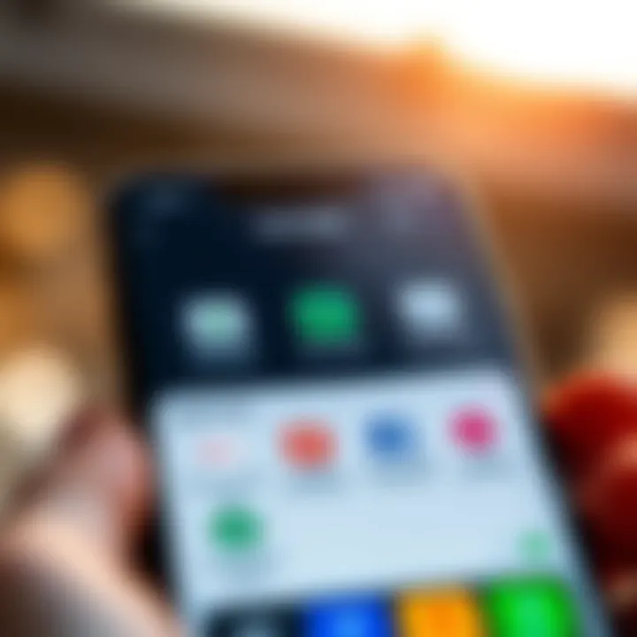 Features of Leading Free Brokerage Trading Apps in India Mobile phone displaying various features of a free brokerage trading app in India