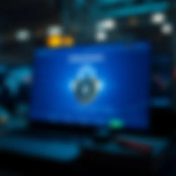 Secure login screen of a trading platform emphasizing data protection and user authentication