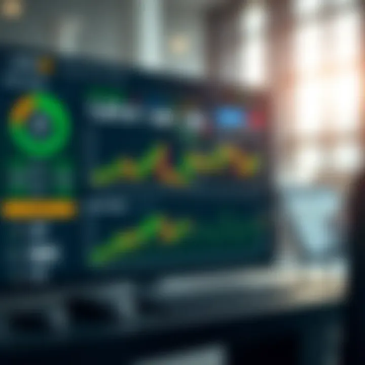 Comprehensive Trading App Dashboard Dashboard view showcasing various trading app features and analytics