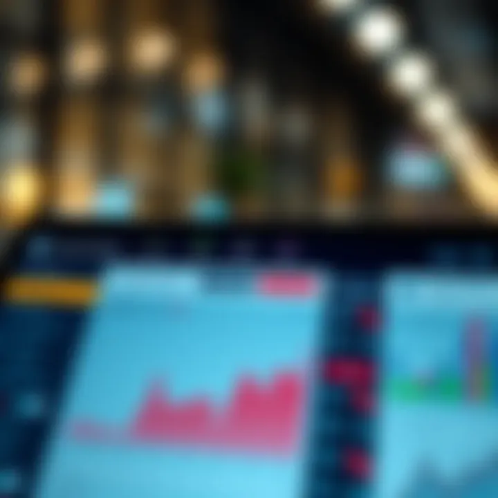 Dashboard of a trading app showing compliance badges and smooth user navigation features