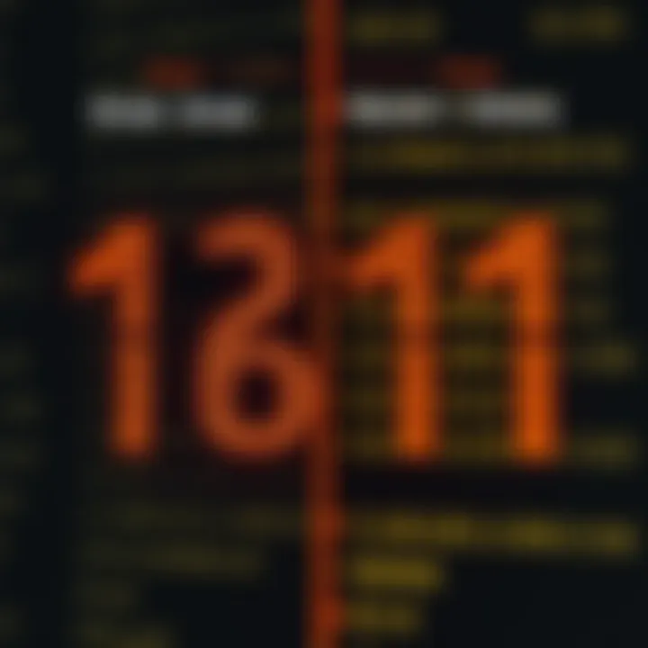 Visual comparison of octal and binary number systems with example values