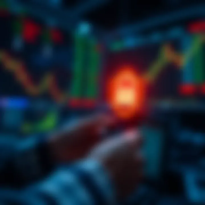 Illustration of a secure mobile transaction symbolizing protection and data privacy in online trading