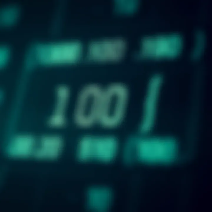 Diagram showing the positional values of a binary number with digits representing powers of two