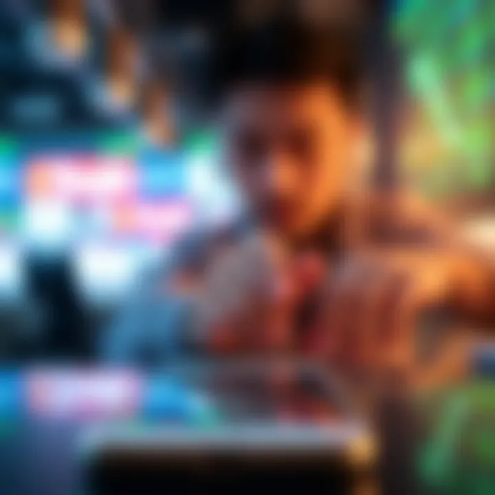 Key Features of Money Trading Apps for Indian Users Illustration of key features icons such as security, analytics, and user-friendly design symbolizing money trading apps