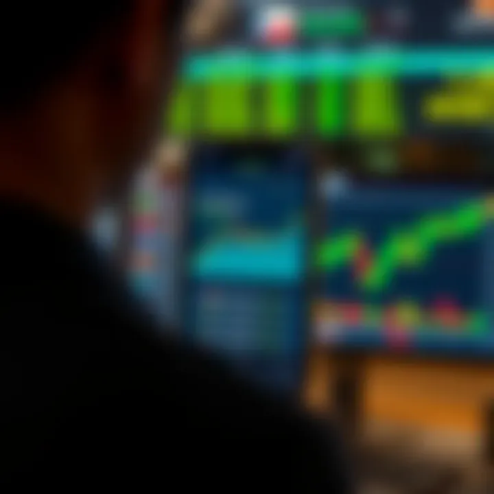 Interface of a secure forex trading app displaying currency charts and trading options