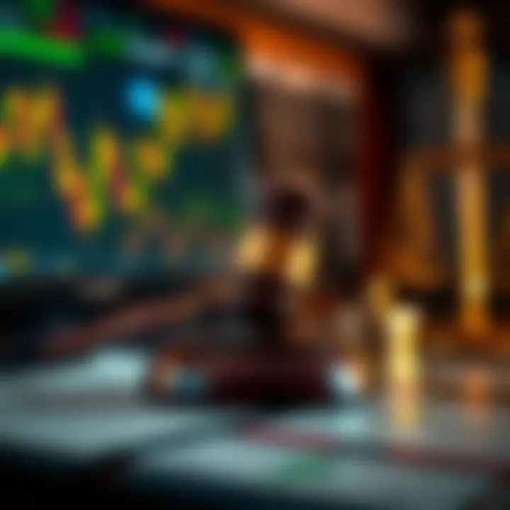 Regulatory Compliance and Legal Framework for Forex Trading in India Illustration of regulatory compliance symbols and legal documents related to forex trading in India