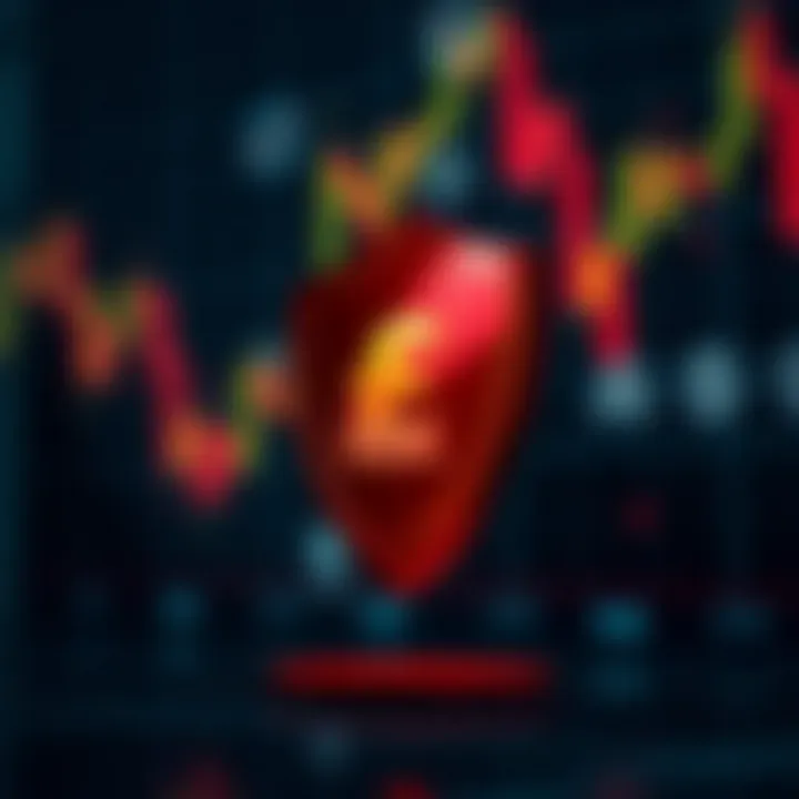 Effective Risk Management Strategies in Forex Trading Conceptual illustration of risk management with shield and currency symbols