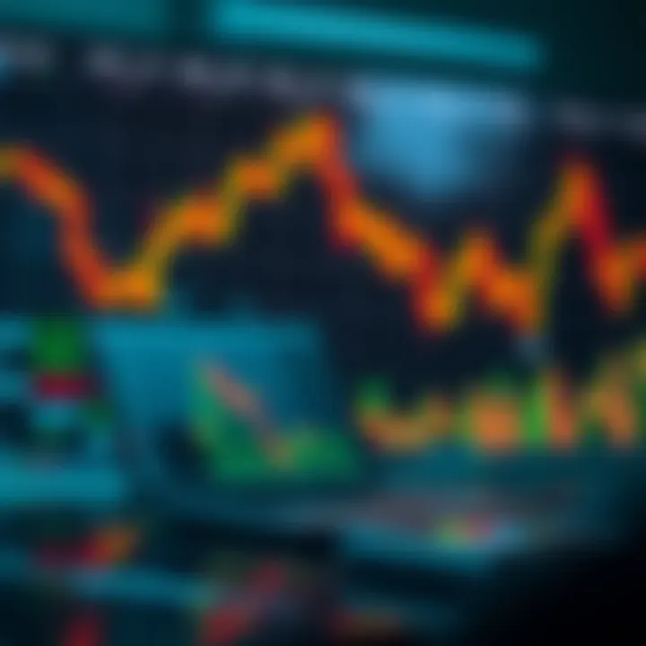 Conceptual illustration of risk management strategies and forex trading analysis