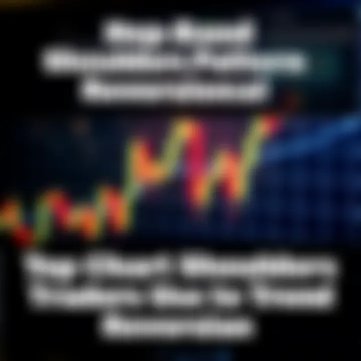Illustration showing head and shoulders chart pattern indicating a market trend reversal