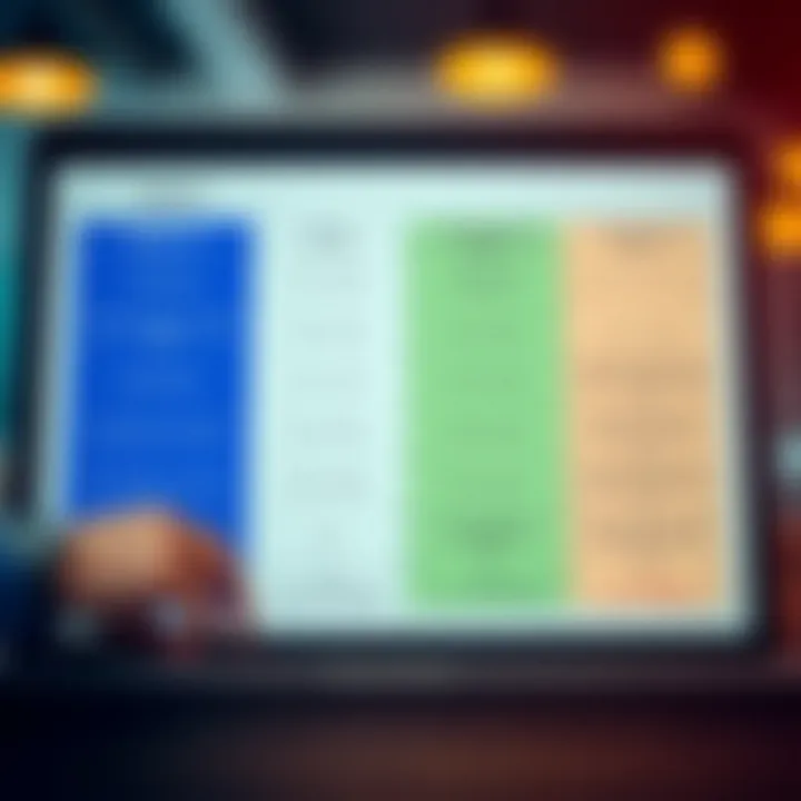 Comparison chart highlighting benefits and considerations of no brokerage trading platforms