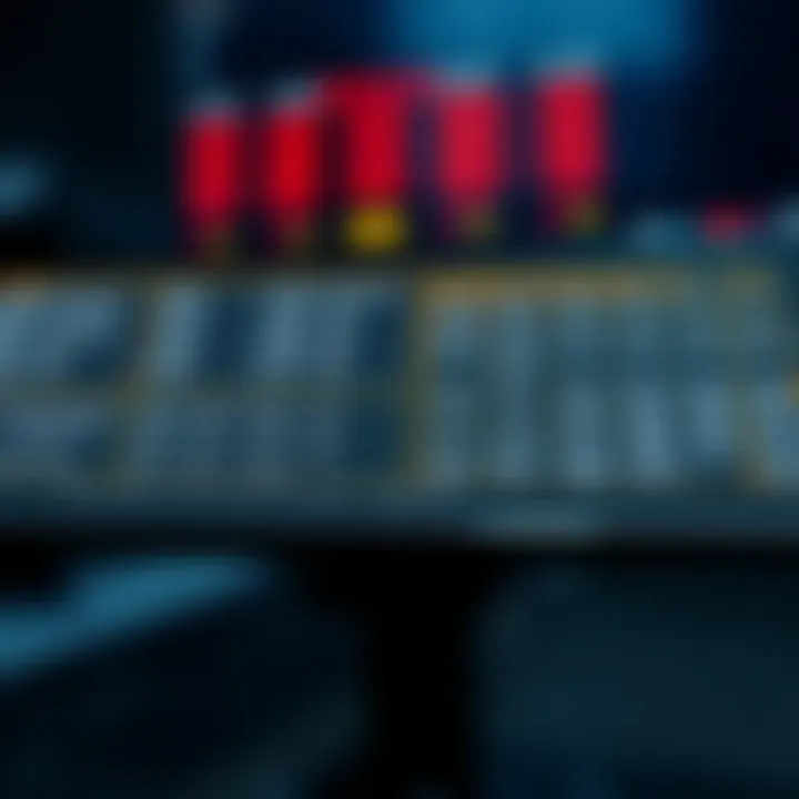 Dynamic programming table used to compute the minimal search cost for constructing an optimal binary search tree