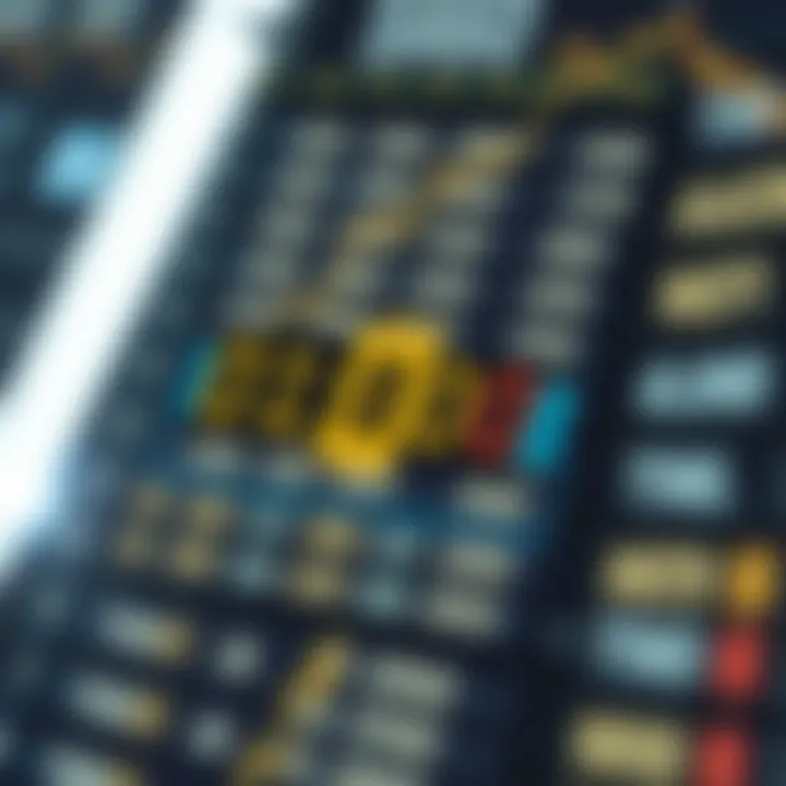 Diagram illustrating binary digits being added with carry-over bits highlighted