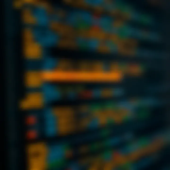 Code snippet showcasing binary search implementation in C with highlighted key operations