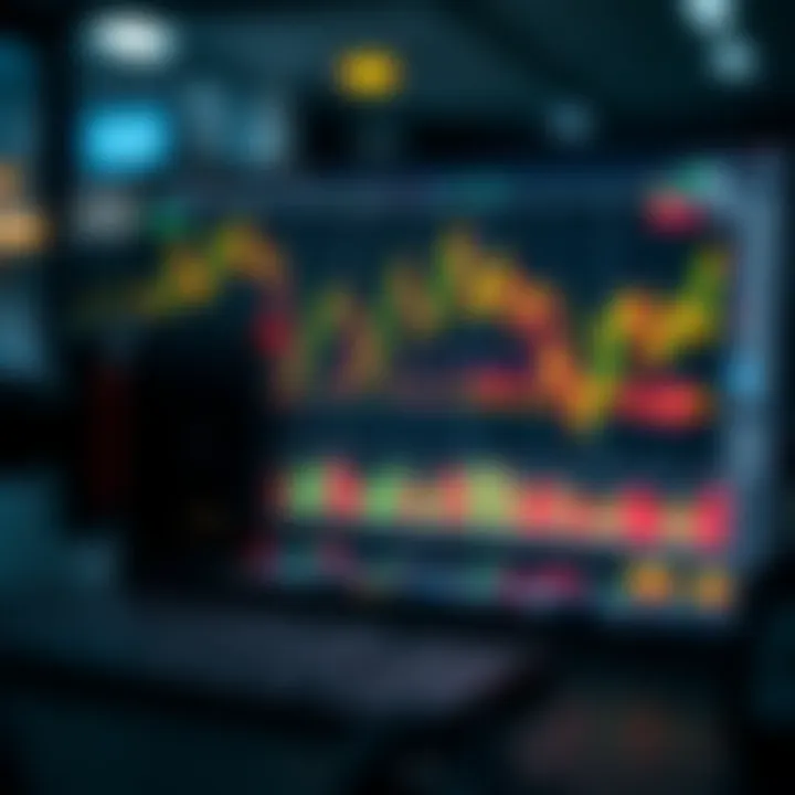 Comparison of traditional and emerging trading chart patterns with annotations on market trends