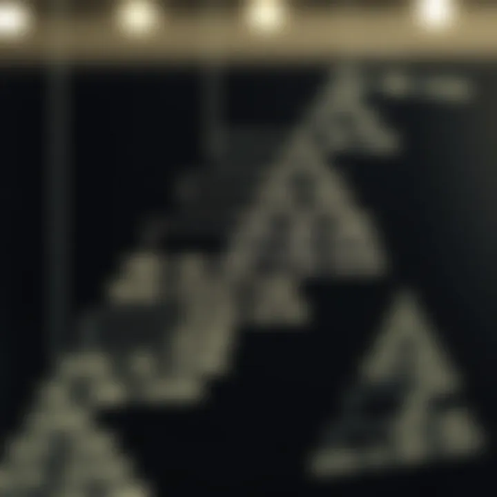 Visualization of different traversal methods exploring a binary search tree structure