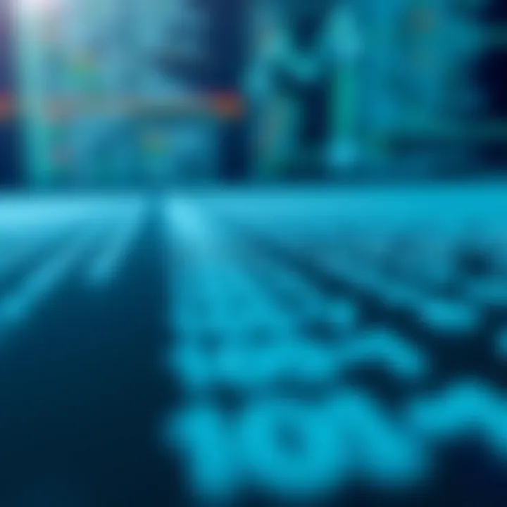 Illustration showing binary search dividing an array into halves to find a target value efficiently