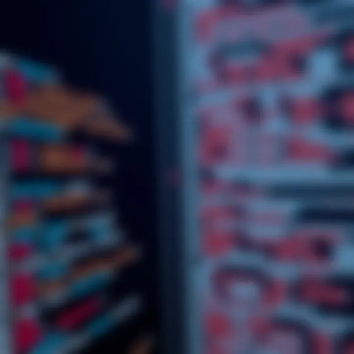 Diagram illustrating the flow of linear search through an array in C programming