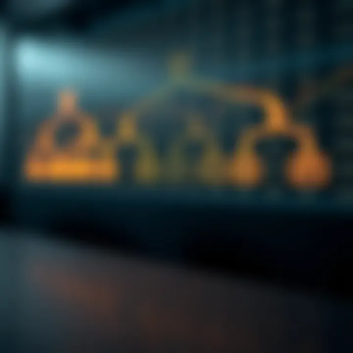 Diagram depicting the structure of a binary search tree with nodes arranged to optimize search paths