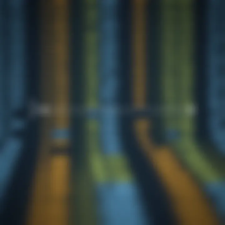 Diagram illustrating the sequential search through an array to find a target element