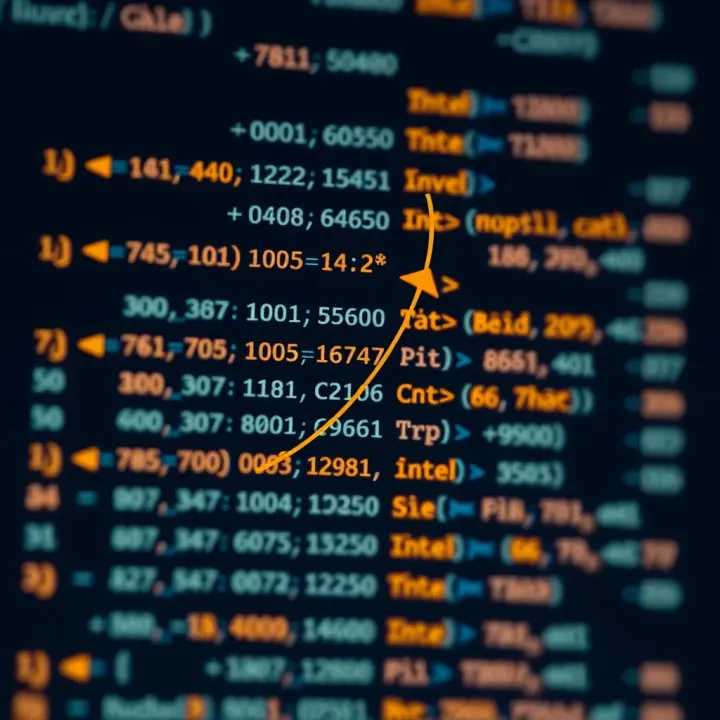 Code snippet showing manual decimal to binary conversion in C++ with looping constructs