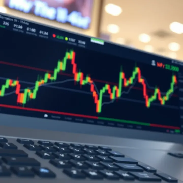 Chart displaying Nifty options trading strategies with call and put options