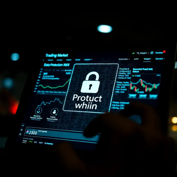 Trading Platform Security Features for Safe Investments Secure login screen of a trading platform highlighting data protection and user authentication