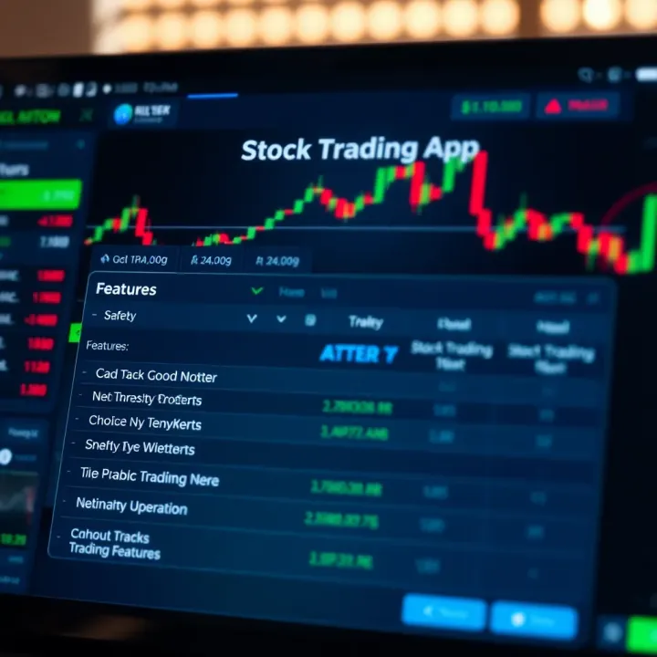 Feature Comparison of Leading Stock Trading Apps in India Comparison chart highlighting features of popular stock trading apps in India focusing on safety and usability