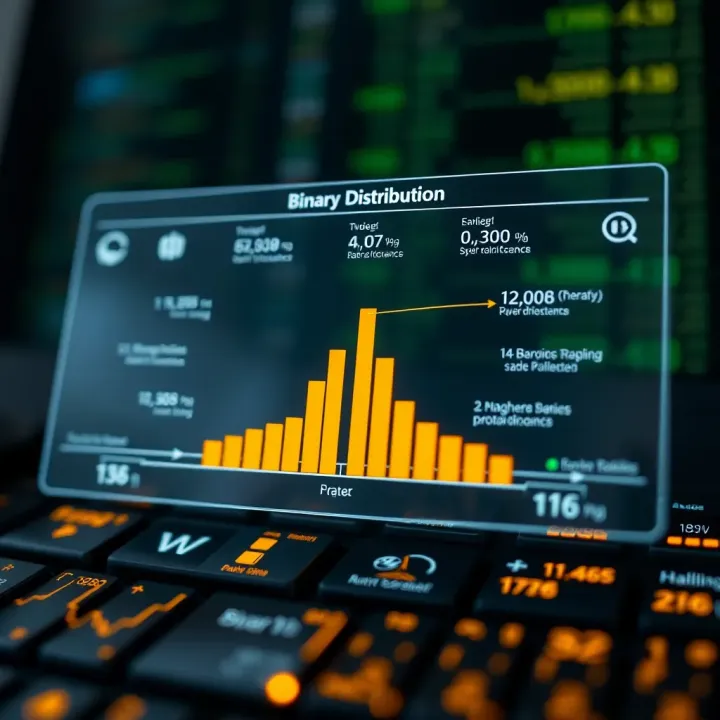 Applications of Binary Distribution in Finance and Technology Diagram showcasing practical applications of binary distribution in finance and technology sectors