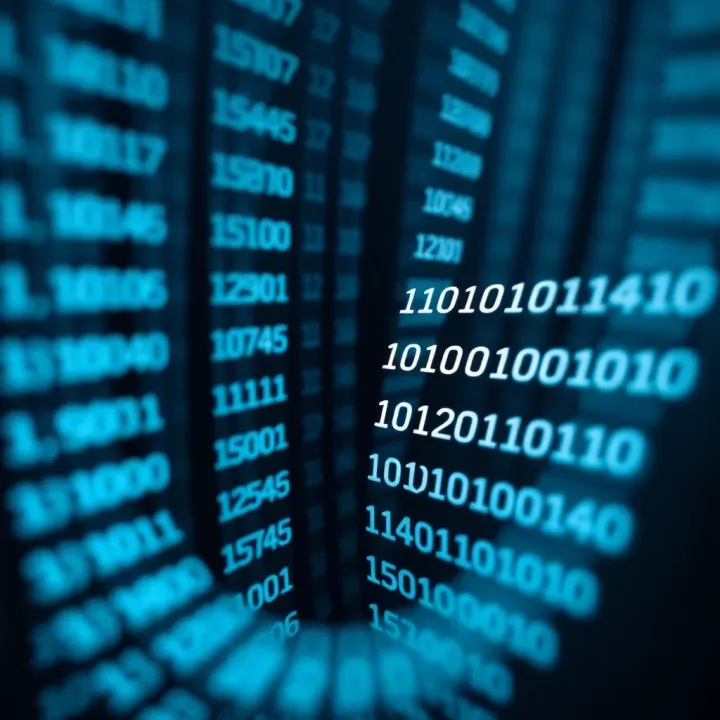 Illustration showing the binary search algorithm narrowing down the search range within a sorted array