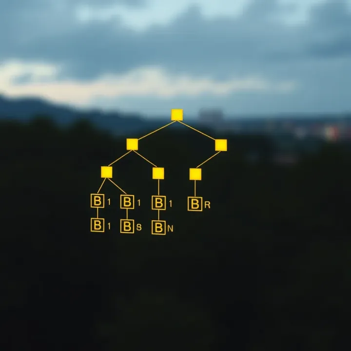Diagram illustrating a binary tree with highlighted levels showing depth of nodes